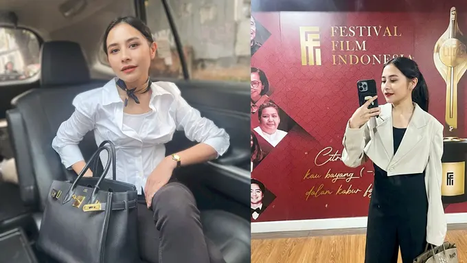 Dari Ketua Pelaksana FFI hingga Wasekjen APJI, 6 Pesona Wanita Karier Prilly Latuconsina Pakai Formal Outfit dan Tas Branded