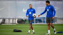 Barcelona akan menjamu Brest di Estadi Olimpic Lluis Companys dalam laga lanjutan Liga Champions 2024/2025, Rabu (27/11/2024) dini hari nanti Waktu Indonesia Barat. (Josep LAGO/AFP)