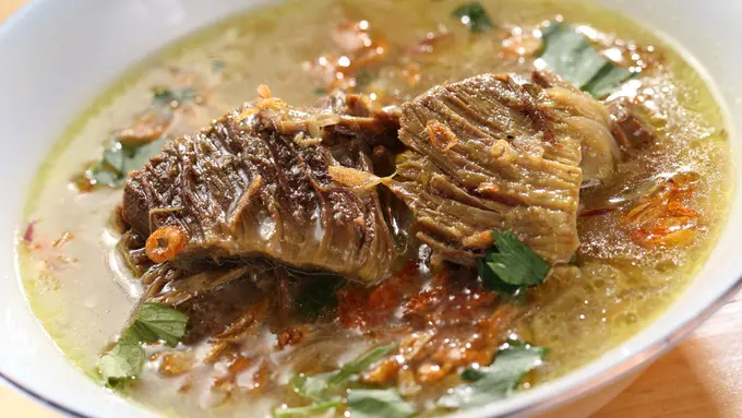 soto daging sop kuah bening