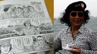 Menteri Susi di komik Jepang. (Foto: Twitter)