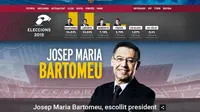 Ilustrasi pemilihan Presiden Barcelona, Sabtu (18/7/2015). Josep Maria Bartomeu memenangi pemilihan tersebut (Barcelona via Twitter).