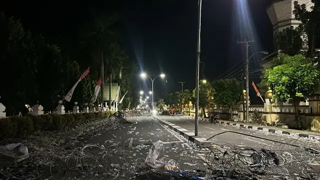 Kondisi terkini di Depan Kantor Bupati Bone.