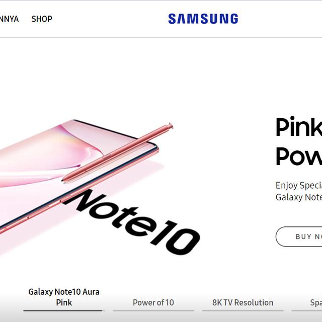 Samsung Galaxy Note 10 Hadir Dalam Balutan Warna Pink Tekno Liputan6 Com