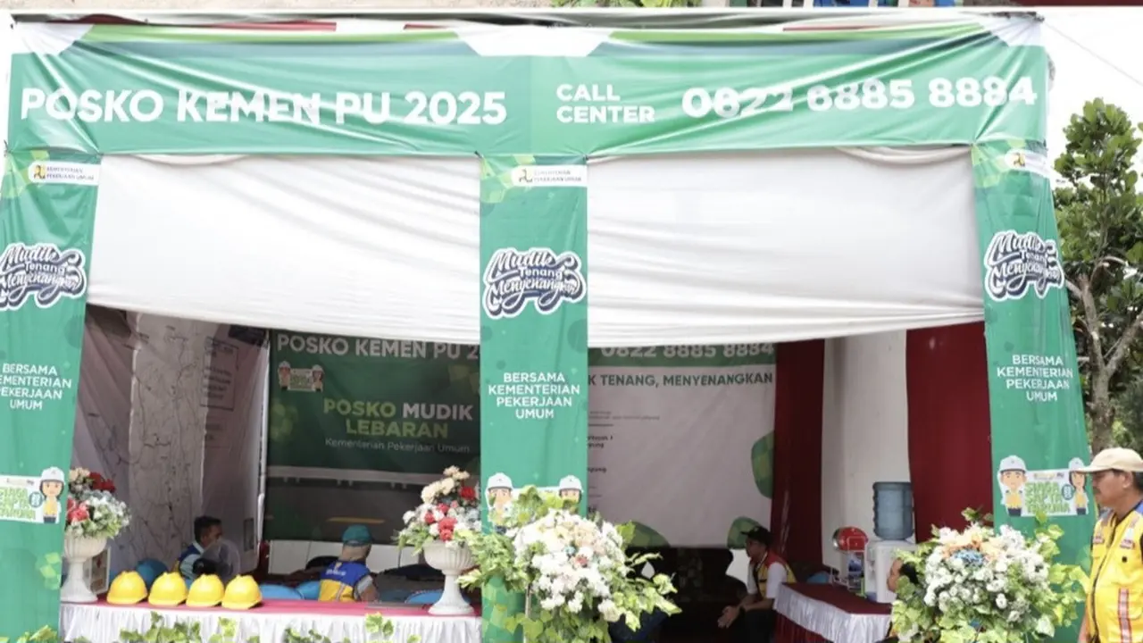 Posko BPJN Lampung untuk Pemudik 2025. Foto : (Istimewa).