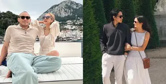 BCL dan Tiko Aryawardhana tengah honeymoon ke Italia. Di foto ini, keduanya tampil serasi dengan outfit bernuansa hitam. [@itsmebcl].