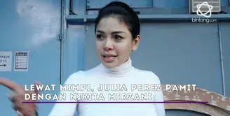 Firasat Nikita Mirzani sebelum kepergian Julia Perez.