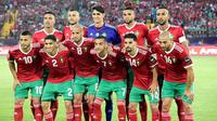 Timnas Maroko. (AFP/Javier Soriani)