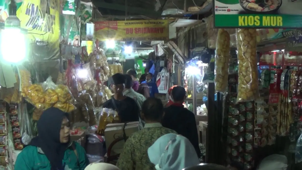 Suasana Pasar Argosari Wonosari