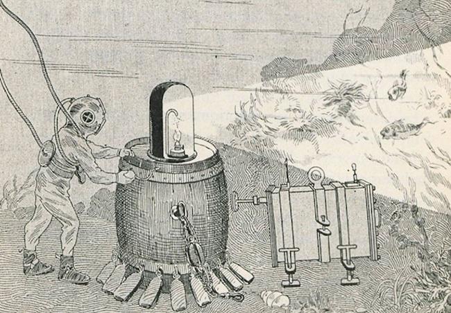 Teknologi yang digunakan untuk melakukan pemotretan di bawah air pertama kali sangat banyak | Photo: Copyright boredpanda.com