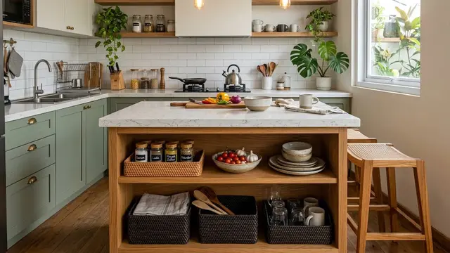Model Kitchen Island Mini untuk Dapur Rumah Mungil