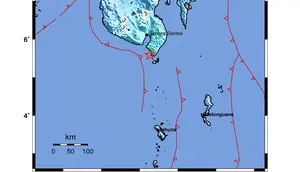 Gempa M 5,4 Guncang Pulau Karatung Sulawesi Utara