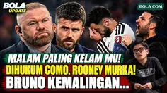Malam Paling Horor Manchester United: Dibantai Como 1-4, Rumah Bruno Dibobol, Rooney Semprot Pemain Egois!