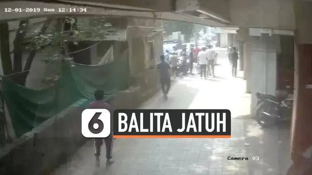 vertical balita jatuh