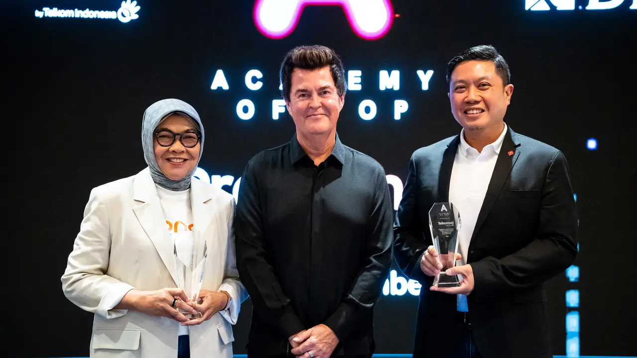 Simon Fuller pre launch Academy of Pop (AOP) di Indonesia (Istimewa)