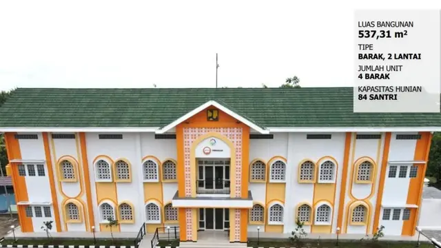 Kementerian PUPR dan BNPT membangun rumah susun (Rusun) Pondok Pesantren Lingkar Perdamaian di Kabupaten Lamongan, Jawa Timur. (Dok Kementerian PUPR)