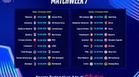 Jadwal pertandingan Liga Champions 2024/25 pada matchweek ke 7 di Vidio. (sum. doc. vidio.com)