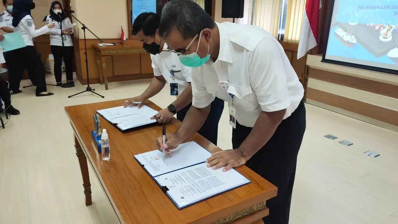 Penandatanganan Perjanjian Kerjasama tentang Pelaksanaan Survey dan Sertifikasi Statutoria Kapal Berbendera Indonesia