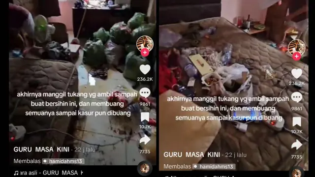 Viral di medsos, penghuni kost diduga alami hoarding disorder