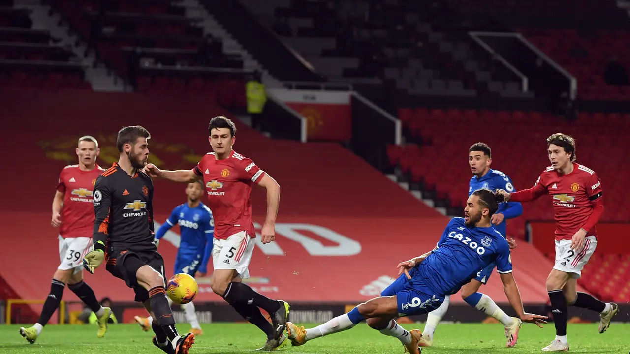 Dominic Calvert-Lewin, Everton, Manchester United