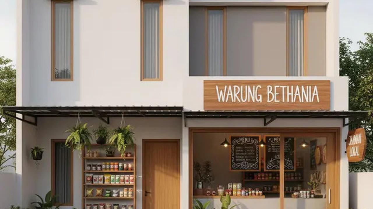 9 Gambar Rumah Minimalis Ada Warungnya, Desain Praktis untuk Keluarga dan Usaha