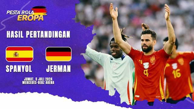 Berita video Timnas Spanyol berhasil menang tipis 2-1 atas Timnas Jerman di babak perempat final Euro 2024. Gol Mikel Merino di babak tambahan waktu bawa Tim Matador lolos ke semi final.