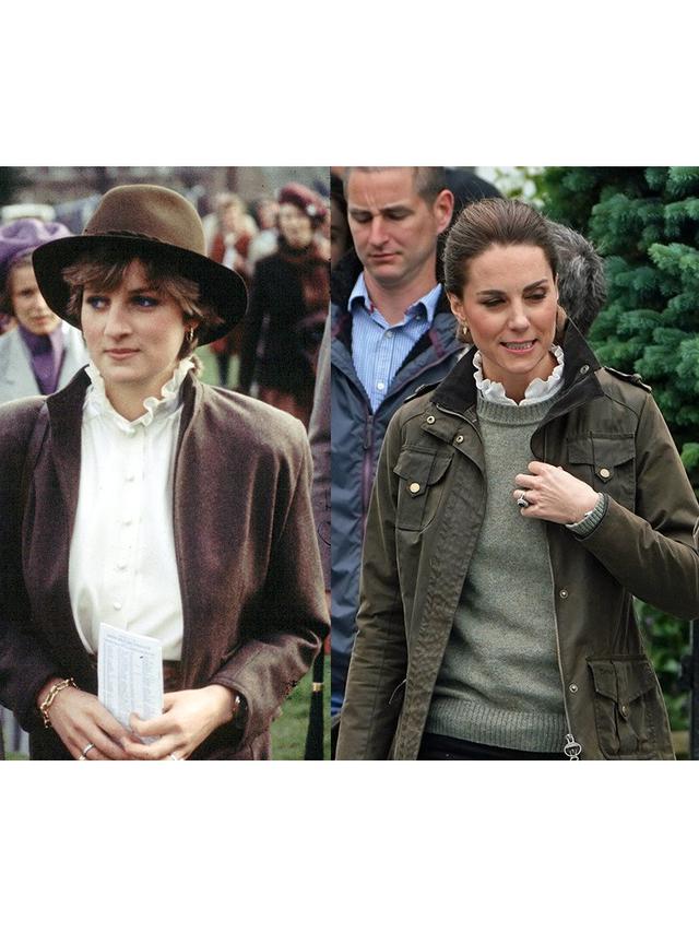Busana Kate Middleton mirip dengan Putri Diana