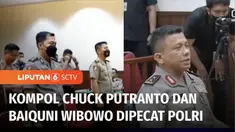 Majelis Komisi Kode Etik Profesi Polri (KKEP), Jumat (02/09) kemarin, menjatuhkan sanksi Pemberhentian Tidak Dengan Hormat, kepada Kompol Baiquni, terkait kasus obstruction of justice, menghalangi penyidikan kasus pembunuhan berencana terhadap Brigad...