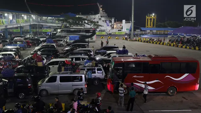 H-2 Lebaran, Pelabuhan Merak Mulai Lengang