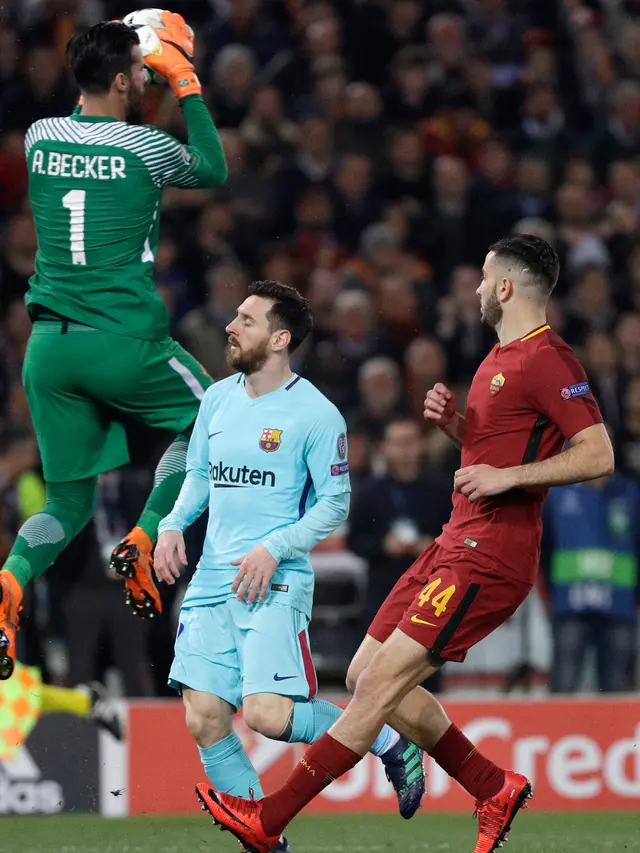 Barcelona Kalah dari AS Roma