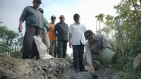 Program Rehabilitasi Jaringan Irigasi Tersier (RJIT) untuk dua lahan pertanian di Kulonprogo, Yogyakarta. (Foto: Istimewa)