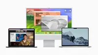 Tampilan berbagai fitur macOS Sonoma yang baru diperkenalkan Apple di WWDC 2023. (Apple Newsroom)
