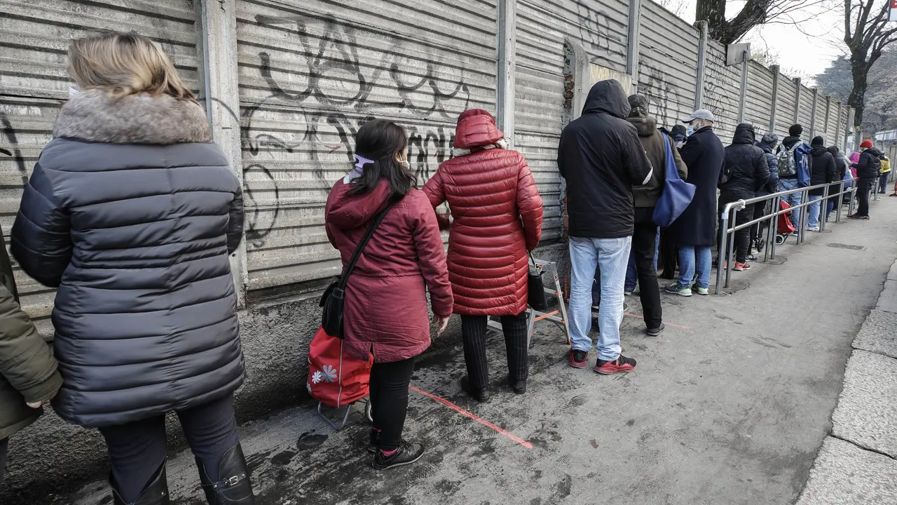 Kemiskinan di Kota Lombardy Italia
