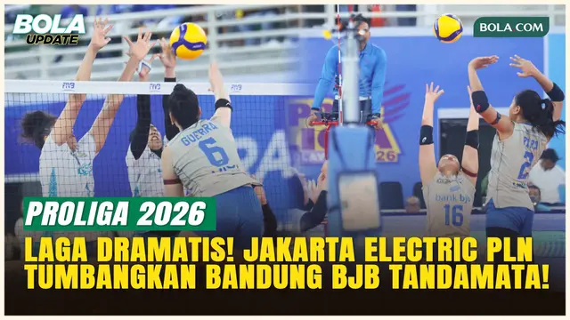 Duel Ketat Penuh Tensi, Jakarta Electric PLN Mobile Menang Tipis 3-2 atas Bandung BJB Tandamata