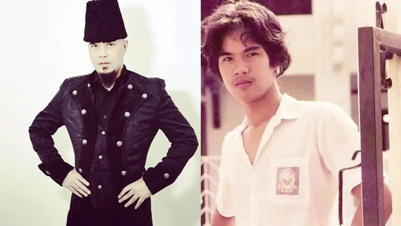 6 Potret Masa Remaja Ahmad Dhani, Gaya Rambut Mullet Bikin Pangling