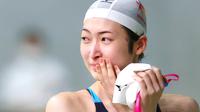 Rikako Ikee saat tampil pada sebuah kejuaraan di Tokyo, Jepang, tahun lalu (AFP)