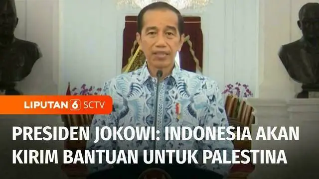 Presiden Joko Widodo menegaskan Pemerintah Indonesia akan segera mengirimkan bantuan kemanusiaan untuk Palestina, usai memburuknya konflik di Gaza. Jenis bantuan yang akan dikirimkan ke Palestina disesuaikan dengan permintaan dan kebutuhan rakyat Pal...