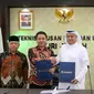 Penandatanganan kerja sama antara Pemerintah Indonesia dengan Saudia Airlines terkait pengangkutan jemaah haji 2023. (Foto: Kemenag)