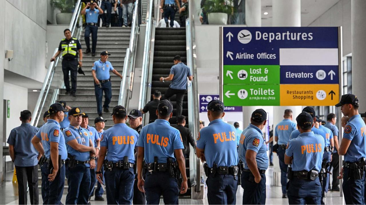 Bandara Manila dijaga ketat saat penangkapan mantan Presiden Filipina Rodrigo Duterte