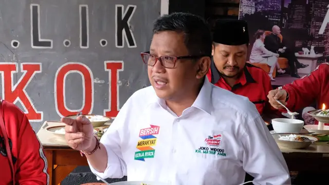 Cara Hasto Promosikan Cita Rasa Nusantara, Makan Siang Pakai Jengkol