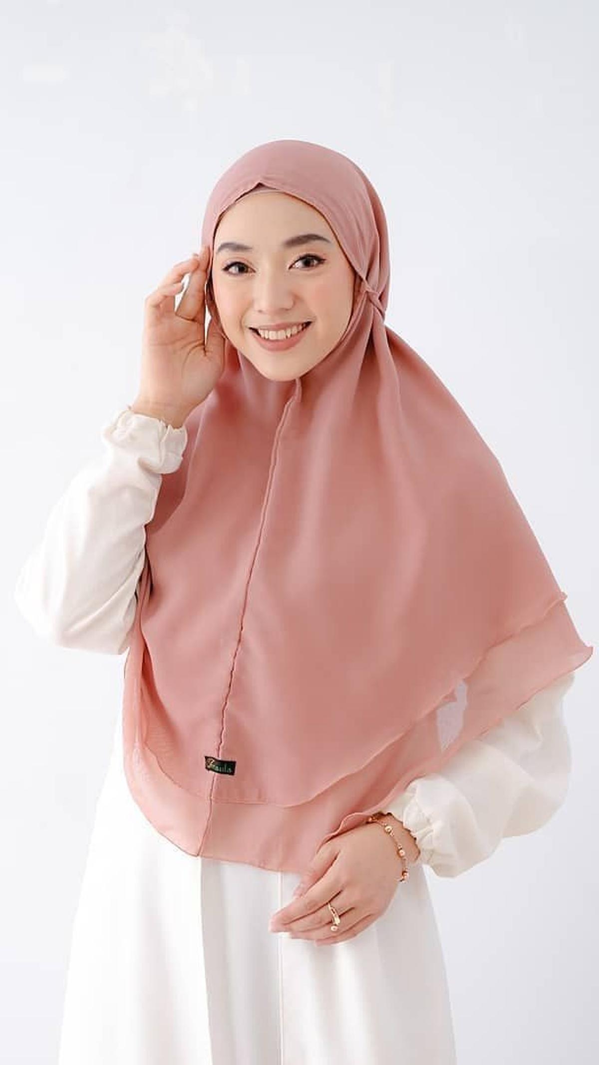 2. Kerudung Instan 2 Layer Tanpa Pet Potton Najma<br>
