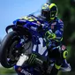 Pembalap Movistar Yamaha, Valentino Rossi. (Twitter/Yamaha MotoGP)