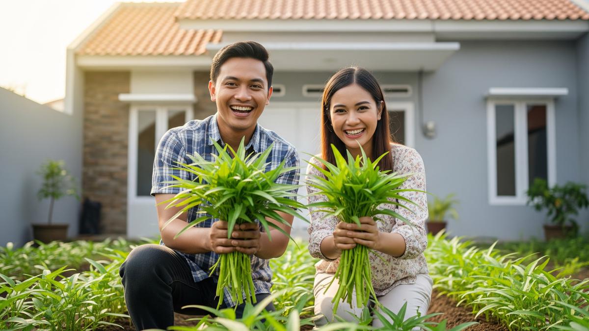 8 Ide Kebun Kangkung untuk Rumah Type 36, Bisa Buat Sambilan