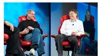 Foto: Ilustrasi Steve Jobs Vs Bill Gates (telegraph.co.uk)