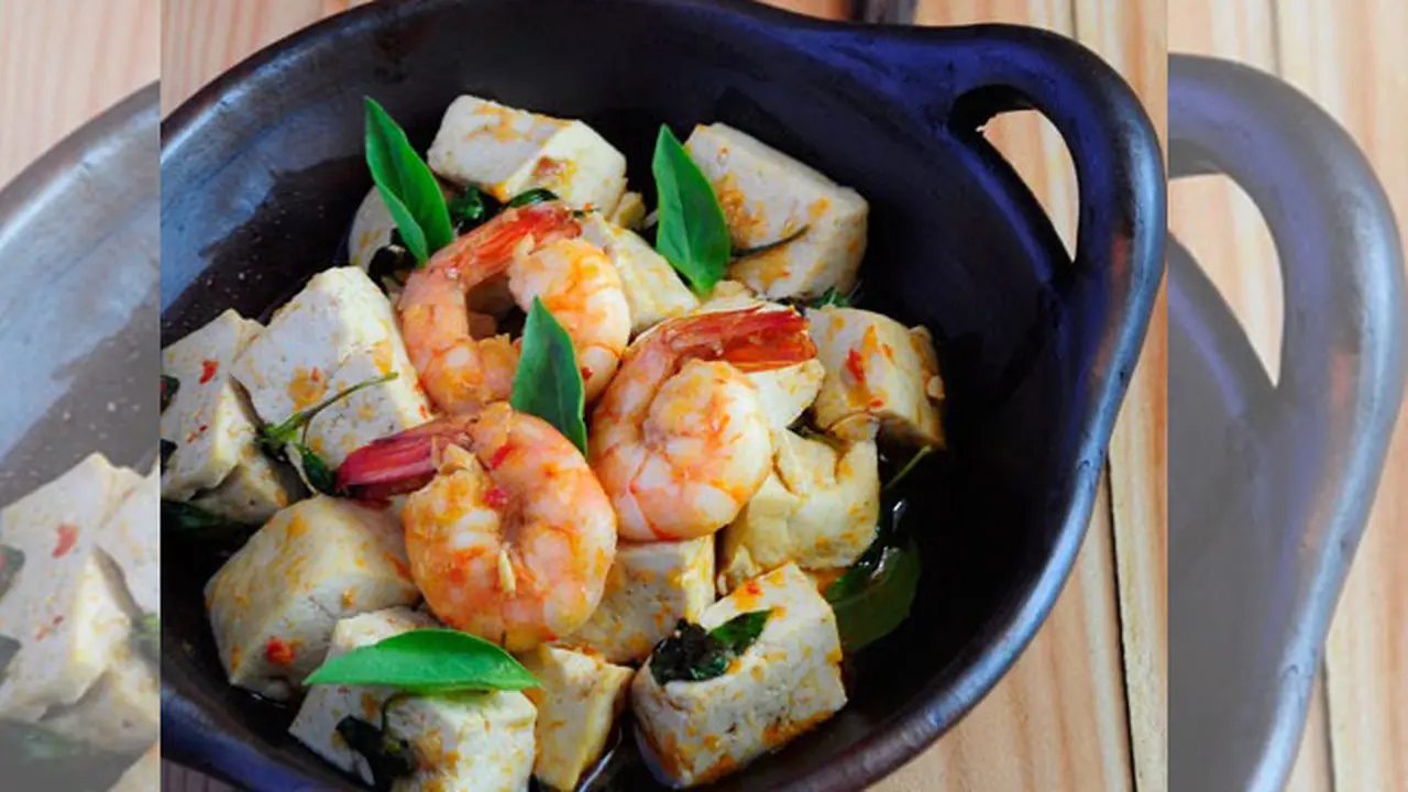 Menu Maksi: Tahu Udang Masak Kemangi
