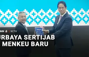 Purbaya Sertijab ke Menkeu Baru