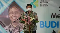 Menteri Kesehatan RI Budi Gunadi Sadikin dalam kunjungan kerja persiapan vaksinasi COVID-19 di Yogyakarta, juga hadir dalam peresmian gedung BBTKLP Yogyakarta pada 21 Februari 2021. (Dok Kementerian Kesehatan RI)