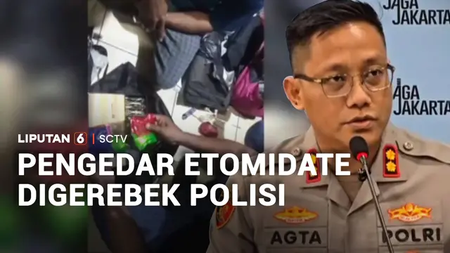 Pengedar Etomidate Digerebek Polisi