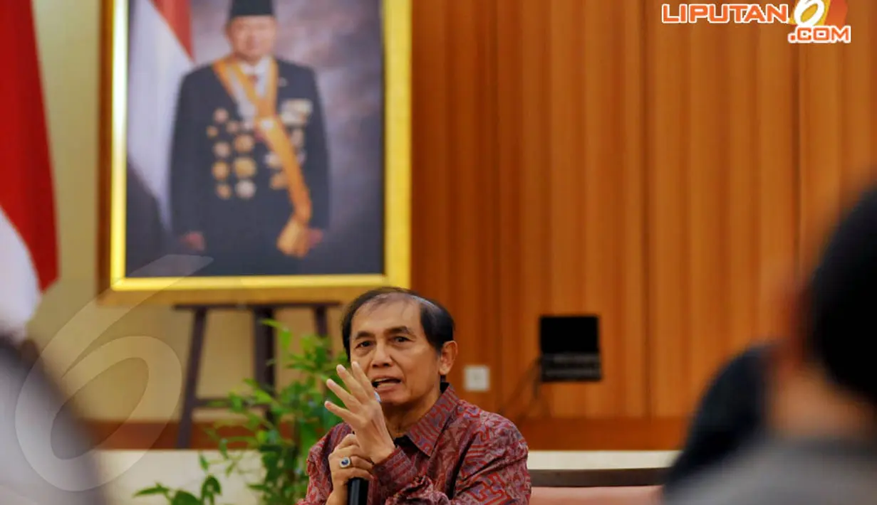 Pensiunnya Hadi Poernomo, sebagai Pegawai Negeri Sipil (PNS), Senin (21/4/2014), otomatis melepas jabatannya sebagai ketua BPK. (Liputan6.com/Johan Tallo)