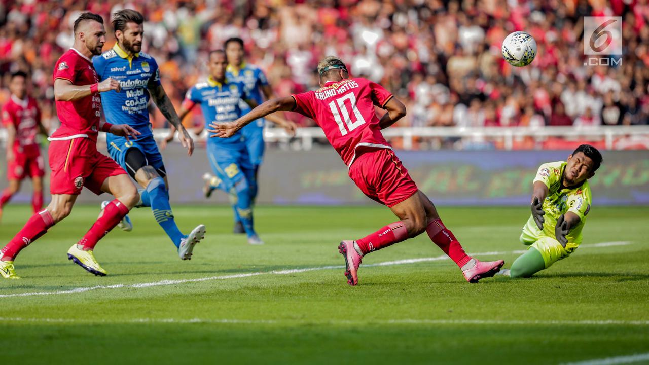Hadapi Persib Bandung, Persija Bermain Imbang di Babak Pertama