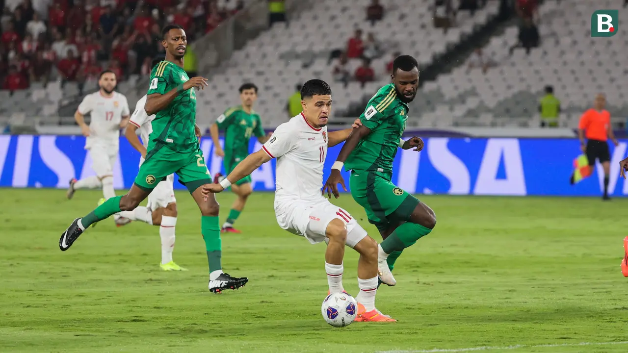 Timnas Indonesia Vs Arab Saudi di Kualifikasi Piala Dunia 2026